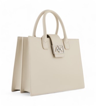 Armani Exchange Saco tote bege