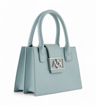 Armani Exchange Bolso pequeo azul