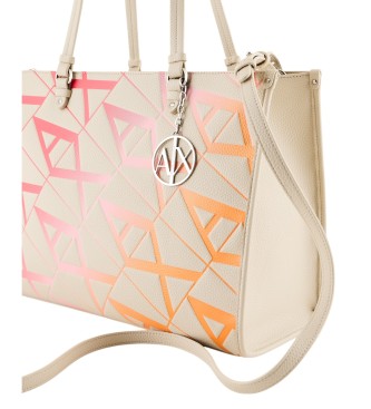 Armani Exchange Beige tote bag