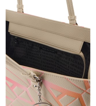 Armani Exchange Beige tote bag