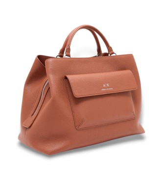 Armani Exchange Brown Top Bag