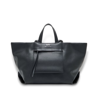 Armani Exchange Black Faux Handbag