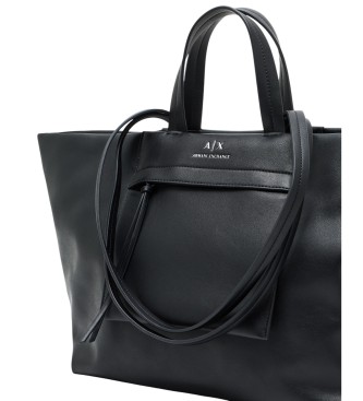 Armani Exchange Black Faux Handbag