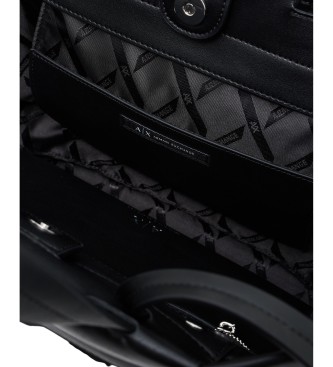 Armani Exchange Black Faux Handbag