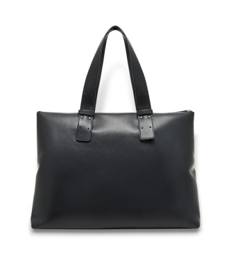 Armani Exchange Handbag with outside pocket black