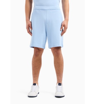 Armani Exchange Blaue Stretch-Shorts