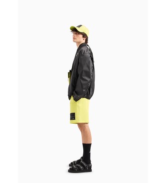 Armani Exchange Yellow Pasador Shorts