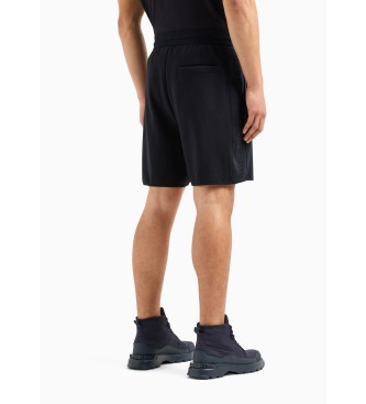 Armani Exchange Navy Brand Shorts