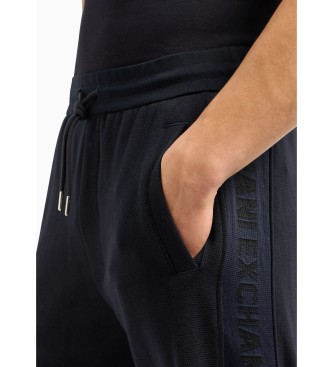 Armani Exchange Kratke hlače blagovne znamke Navy