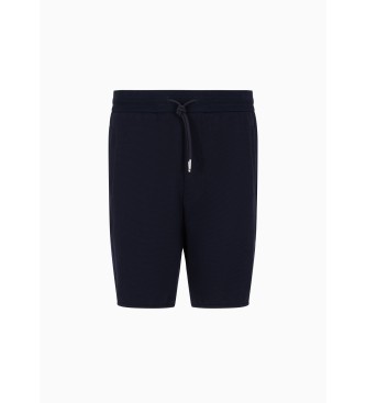 Armani Exchange Navy Brand Shorts