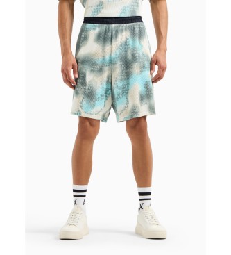 Armani Exchange Flerfarvede shorts med print