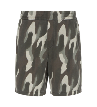 Armani Exchange Short de algodn verde