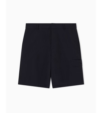 Armani Exchange Bermuda in nylon blu navy