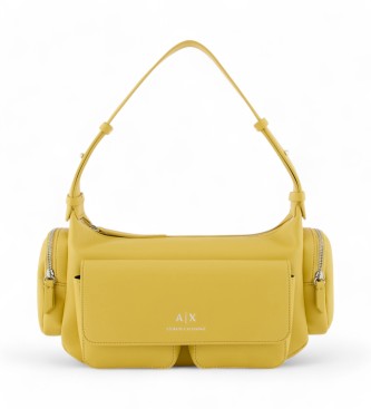 Armani Exchange Large Bag with Side Pockets yellow