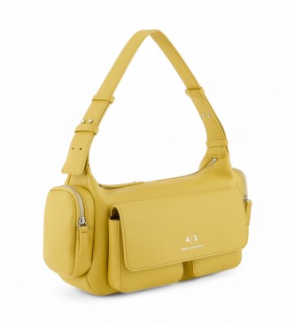 Armani Exchange Large Bag with Side Pockets yellow