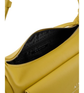 Armani Exchange Large Bag with Side Pockets yellow