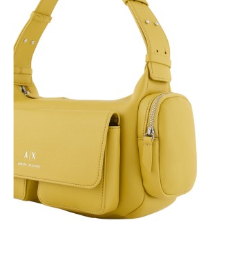 Armani Exchange Large Bag with Side Pockets yellow