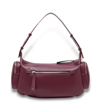 Armani Exchange Large Bag with Side Pockets burgundy