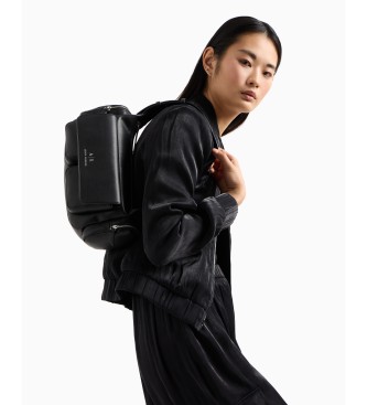 Armani Exchange Large Bag with Side Pockets black