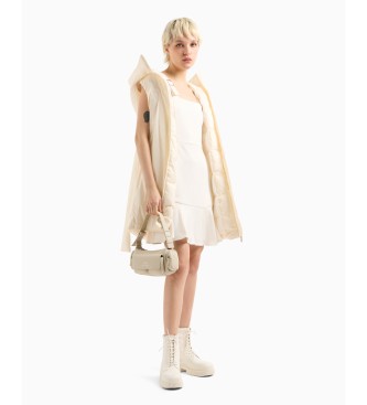 Armani Exchange Beżowa torba Baguette