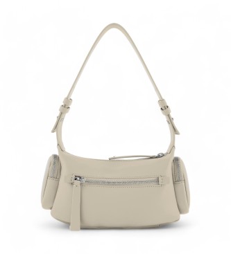 Armani Exchange Beżowa torba Baguette