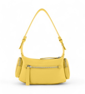 Armani Exchange Żółta torba Baguette