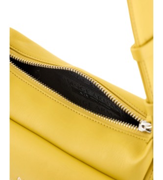 Armani Exchange Żółta torba Baguette