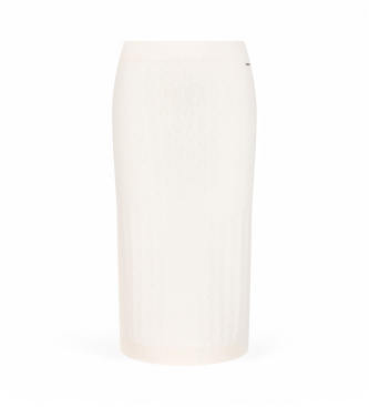 Armani Exchange Jupe midi blanche