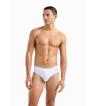 Armani Exchange Costume da bagno corto bianco