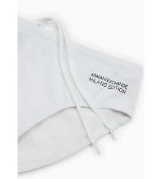 Armani Exchange Costume da bagno corto bianco