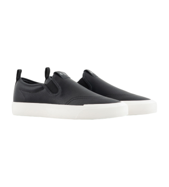 Armani Exchange Slip On-trningssko i sort lder