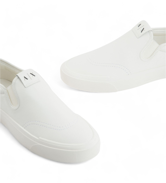 Armani Exchange Witte Leren Sneakers