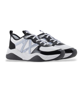 Armani Exchange Baskets  logo pais blanc, noir