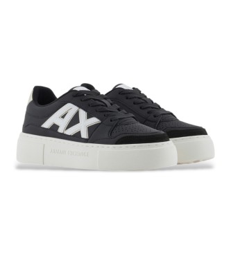 Armani Exchange Baskets avec logo noir