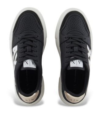 Armani Exchange Scarpe da ginnastica nere con logo