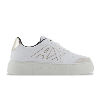 Armani Exchange Zapatillas con logo blanco