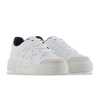 Armani Exchange Baskets avec logo blanc