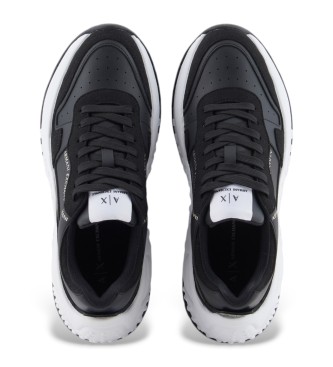 Armani Exchange Chunky trainers with contrasting black sole