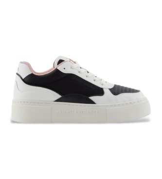 Armani Exchange Svarta sneakers med plattform