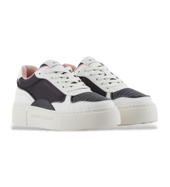 Armani Exchange Svarta sneakers med plattform