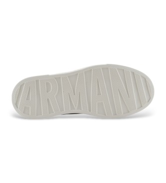 Armani Exchange Scarpe da ginnastica nere con plateau