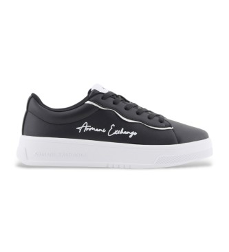 Armani Exchange Scarpe da ginnastica nere con lacci