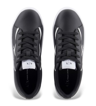 Armani Exchange Scarpe da ginnastica nere con lacci