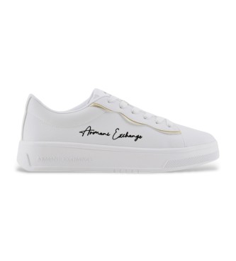 Armani Exchange Baskets avec logo blanc