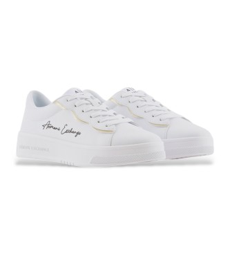 Armani Exchange Baskets avec logo blanc