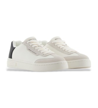 Armani Exchange Baskets blanches avec logo