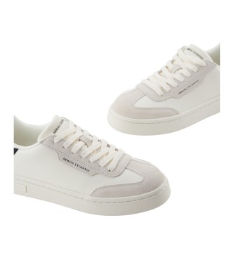 Armani Exchange Baskets blanches avec logo