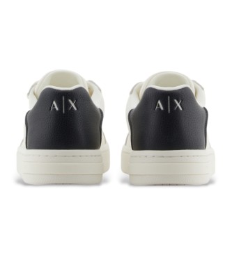 Armani Exchange Baskets blanches avec logo