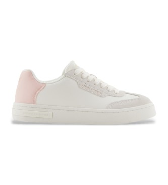 Armani Exchange Baskets blanches contrastes