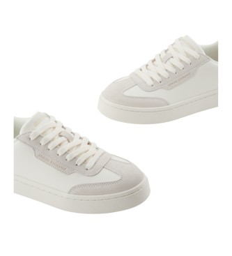 Armani Exchange Baskets blanches contrastes